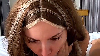 An Innocent Babe Got Fucked From Behind in Doggy - Huge Facial