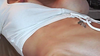 German Slim Fit Blonde Glasses Girl Vivi Vallentine Need Cum Inside Pussy Before Go to Work