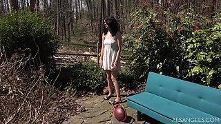 Corra Cox Photoshoot Pussy rubbing