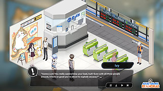 Sex, Secrets & Used Tech Gameplay Part 10 - Ivy's Sexual Fantasy Masturbation Inside the Streetcar