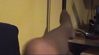 Footjob to a Lamp
