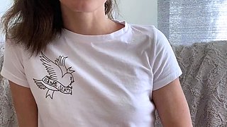 Sexy teen ebony solo toy masturbation