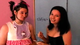 Brunette Amateur smoking fetish