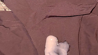 Cum on wife's panties 46