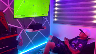 I'm Playing a Video Game and I Get a Blowjob From My Stepsister