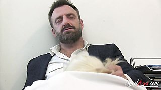 Blonde trailer with exquisite Lacey Starr from Aged Love