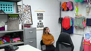 Busty legal yr old teen 18 gets caught stealing by her