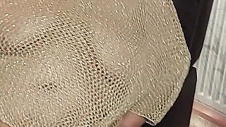 Horny Granny Strips and Fingers Her Juicy Pussy Solo