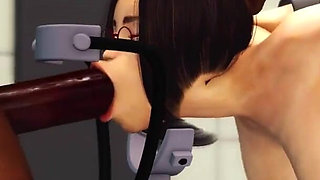 Jessica 5000 in action! Small wet tight pussy and a big black cock