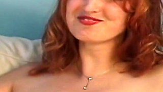 All Natural Redhead Strips Nude in Hot Casting