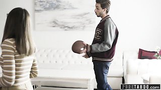 Ingenious Lucas Frost and Aften Opal - blowjob scene - Pure Taboo