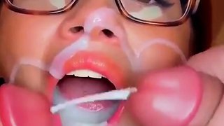 Busty JenKowski bukkake cumslut