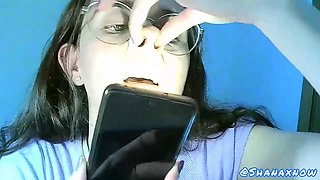 Shanaxnows Glasses Snot Blowjob