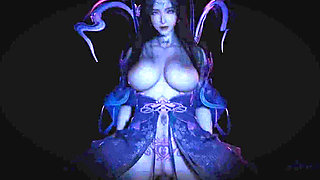 3D Hot Cosplay Super Model Naked Her Perfect Boobs Got Fucked