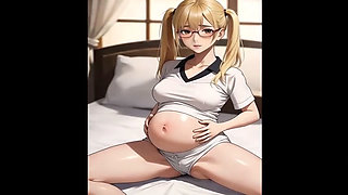 Pregnant anime slut - Full