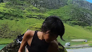 Masturbation with a Beautiful Views