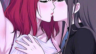 AI Generated Cartoon content, Uncensored video of 18 Year old Anime Girl,  Lesbian Indian Kissing Orgasm of Mature Women