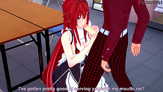 Rias Gremory Maid Cosplay Sex - Dxd Ntr Madness Series