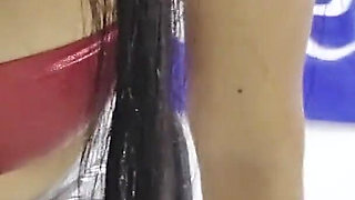 Thirsty Latina MILF Can't Stop Playing with Her Big Natural Assets - Intense Solo Fantasizing