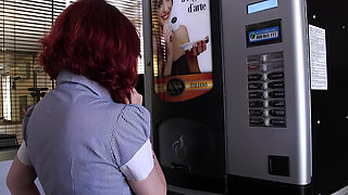 Omg! Hot Brunette Maid Gets Fucked by Guy with Big Cock on Vacation - Poolside Passion!