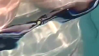 Artemisia Love Flashing Her Juicy Big Tits at the Pool