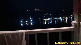 Naughty Bonnie Vacation Fuck: Nympho Asian GF Big Natural Tits POV Riding in Hotel