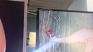 Hot blonde glamour babe solo plays to pleasure her hot body