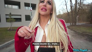 Public Agent Presents Buxom Blonde MILF Carla Boom - I Need More Money Baby! - Martin Gun