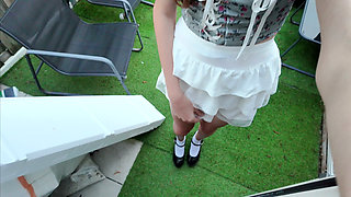 don't tell my neighbor about my caged sissy clitty jessiesissy adventures