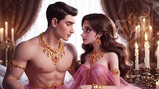 Desi Couple Ki Full Night Passion - Gold Jewelry Mein Sexy Bhabhi Aur Muscular Husband Ka Hot Bedroom Romance