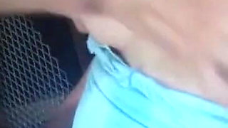 Playing with Her Breasts in an Old Tool Shed Between Caresses and Passion in an Intimate and Rustic Space