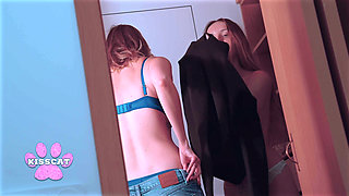 Oops, Stepson Accidentally Cum in Stepmom After Fucked Stepsister, Polly Yangs in Shared Bed at Night in Hotel Room