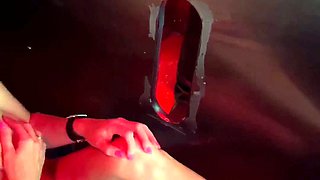 Blonde Amateur Beauty Sucking At Glory Hole