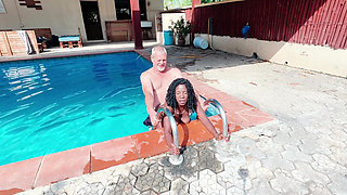 Barely Behaving by the Pool