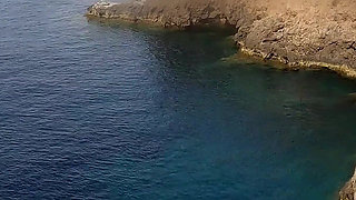 Uncut - Horny Spanish Amateur Couple Persuades Me to Have a Threesome in Public - Bts