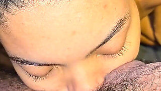 Giving Blowjob with Deepthroating, and Drinking Piss While Six Months Pregnant