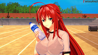 Rias Gremory Seduces me and invite me to fuck in the gym - DXD NTR Madness Series
