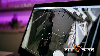 Two guys fuck the horny boss lady to keep their jobs!