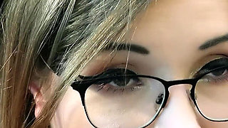 German Scout - German Small Glasses Student Tiny Emily Pick up and Talk to Casting Fuck