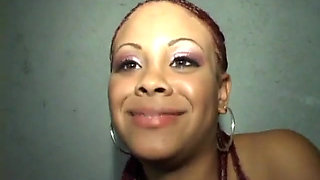 Redhead ebony chick likes to suck and fuck her boy