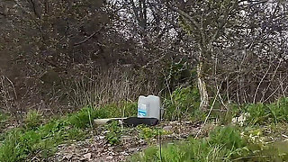 Horny Couple Loves Outdoor Anal Sex