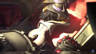 Oral pleasure, cartoon, compilation