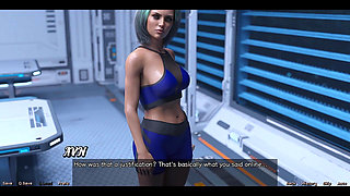 Stranded in Space - Hard Talk with Femdom Military Girl