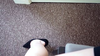Amateur blonde having solo pleasure