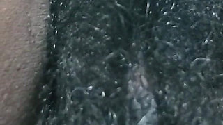 Hot Hairy Pussy Slow-motion Close-up Fuck of Black Wife
