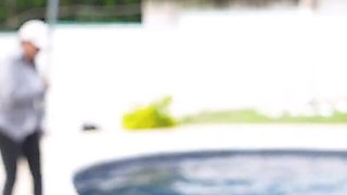 Casting to Hire a Pool Boy Ends in Being Fucked Without a Condom