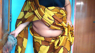 55-year-old Maid Fucked by Owner's Stepson - Cum Left Her Behand