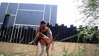 Public Sex Adventure in the City Woods