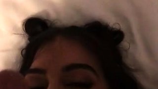 Blowjob cumshot whore gargles pov bukkake fetish cum