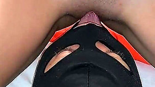 I'm Sitting on His Face and Fucking His Mouth with My Pussy Facesitting, Face Dildo Toys
